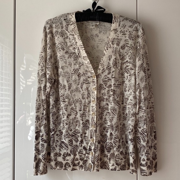Coldwater Creek V Neck Cardigan Sweater M - Picture 1 of 8